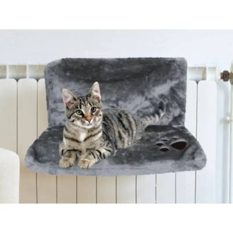 Vivo Hanging Cat Radiator Bed - Grey