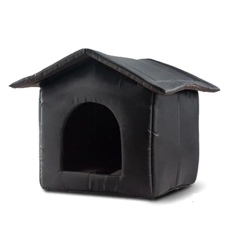 Cats House Waterproof Outdoor Keep Warm Pet Cat Cave Beds Nest Size 1