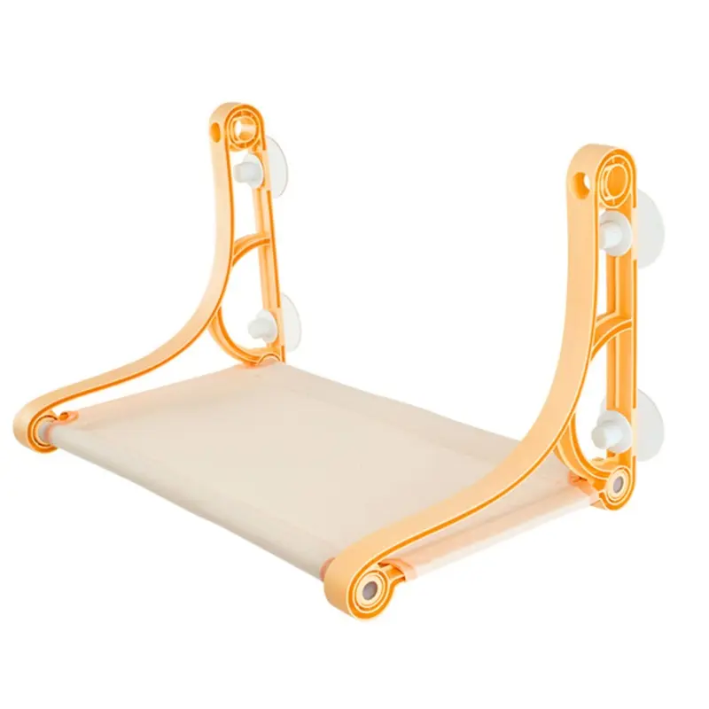 Spactz Orange Cat Window Perch,Cat Hammock With Two Modes Of Use