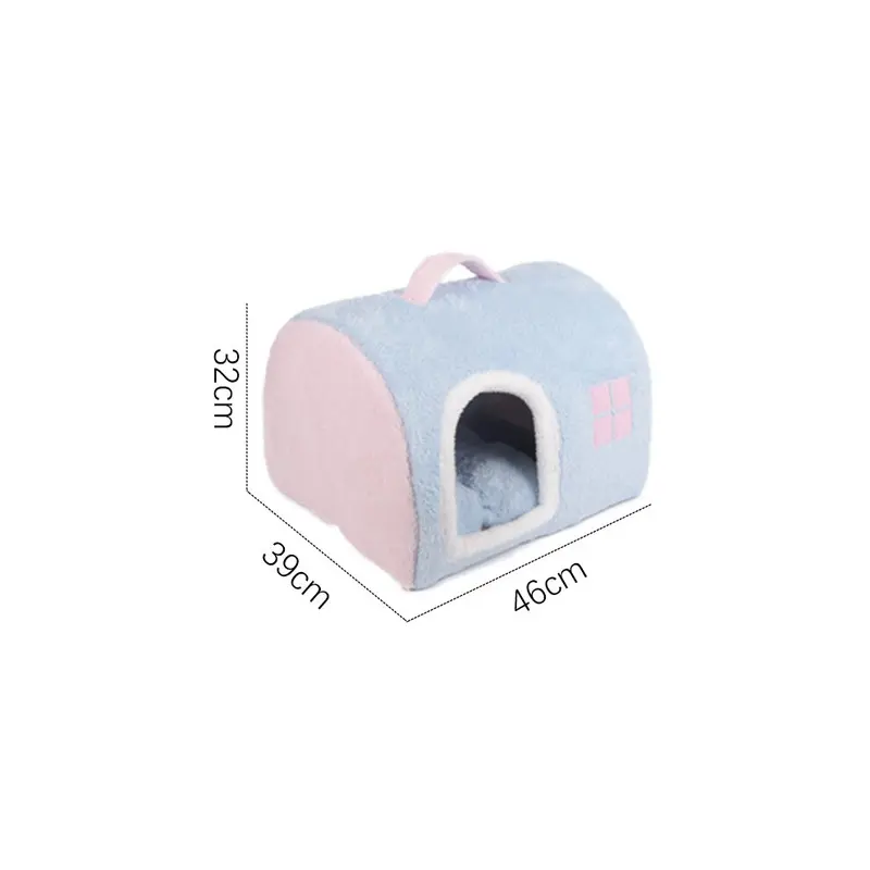 (L) New Pet Supplies Handheld Cat Nest Warm All Seasons Anti Slip Soft Comfortable