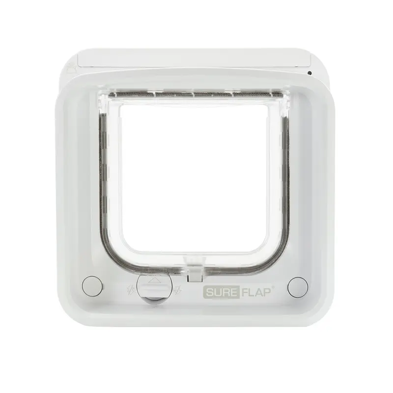 Sureflap Microchip Cat Flap Connect - Microchip Cat Flap  White (Requires Hub)