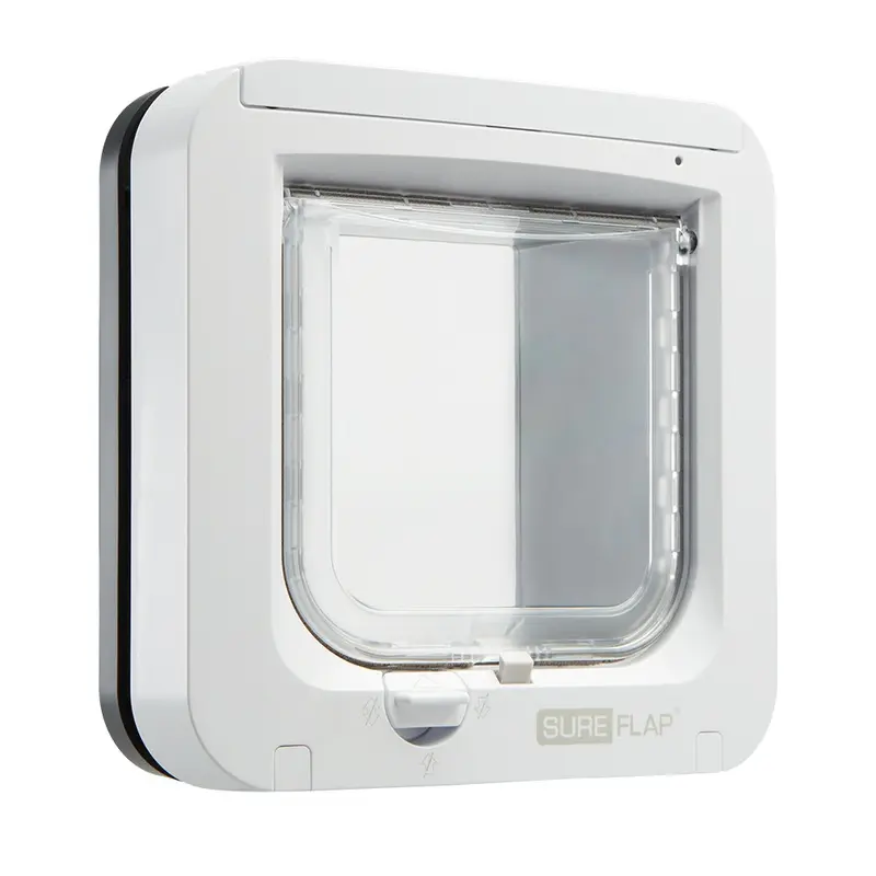 Sureflap Microchip Cat Flap - Grey / White Cat Flap