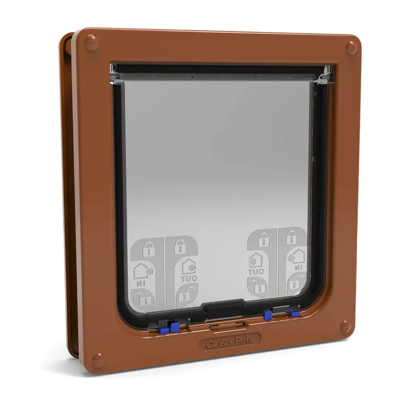 Closer Pets Cat Mate 221 Large Cat Flap - Brown Cat Flap