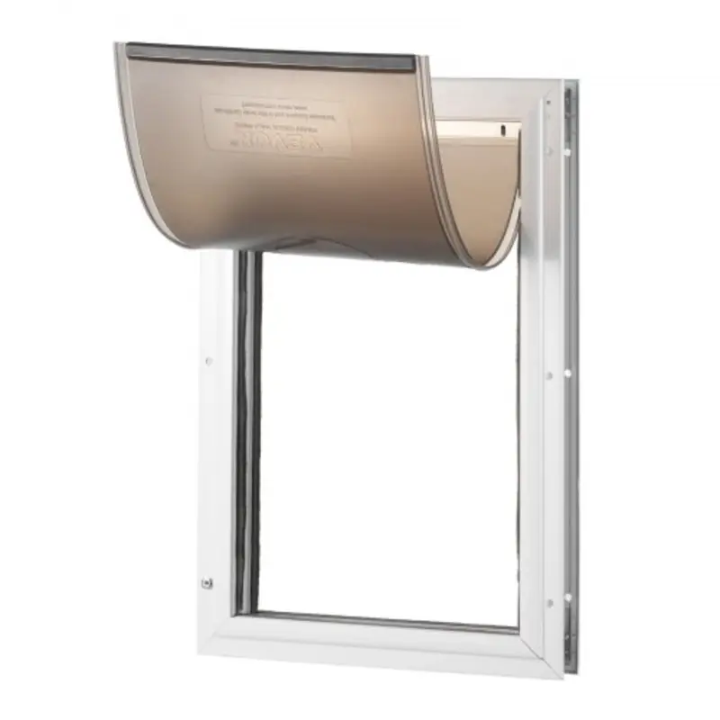 VEVOR Pet Door for Door with Lock andMagnetic Flap System Aluminum Frame XL