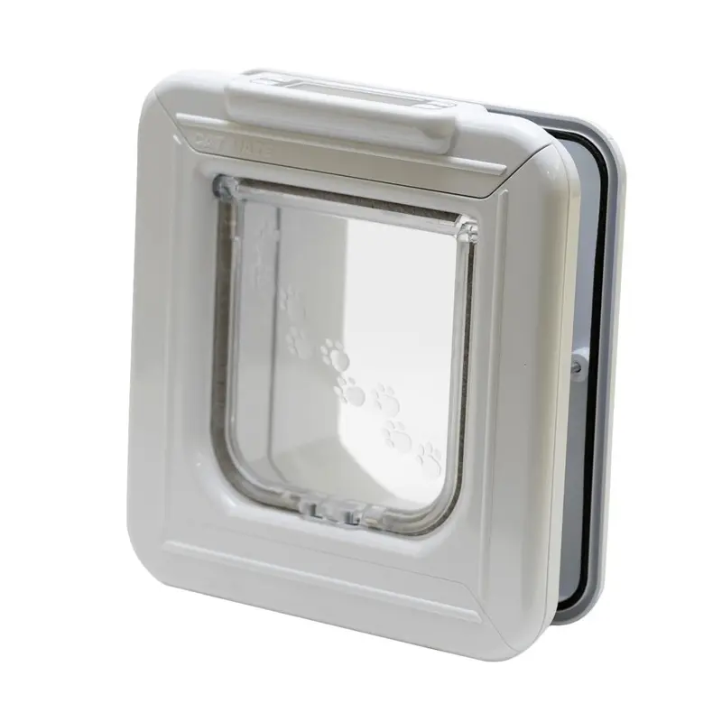 Cat Mate Elite Microchip Cat Flap with Timer Control - White (355W) - Boxed