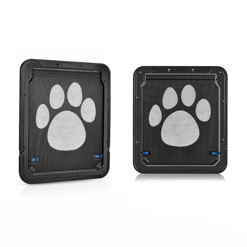 Pet Door Safety Locking With Locking Magnetic Screen Size 4