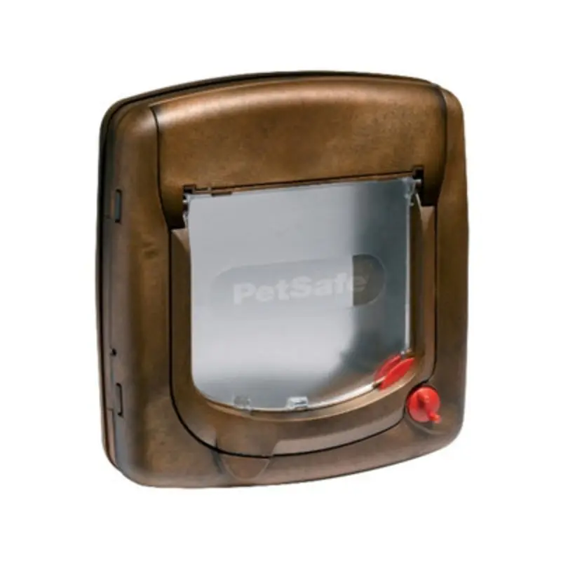 Petsafe 420Ef Deluxe Cat Flap - Magnetic, Brown