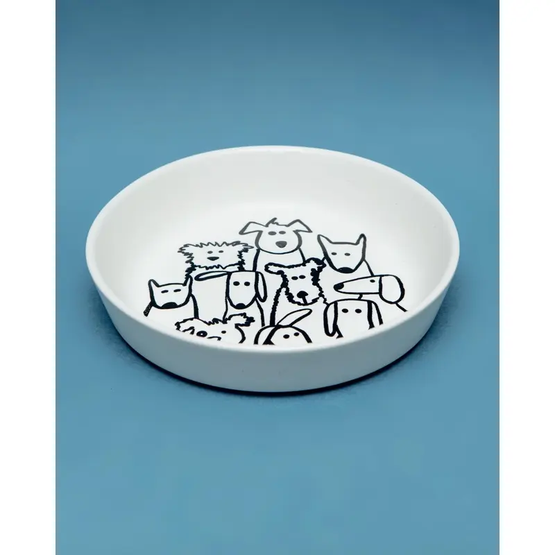 Dog Print Pet Bowl