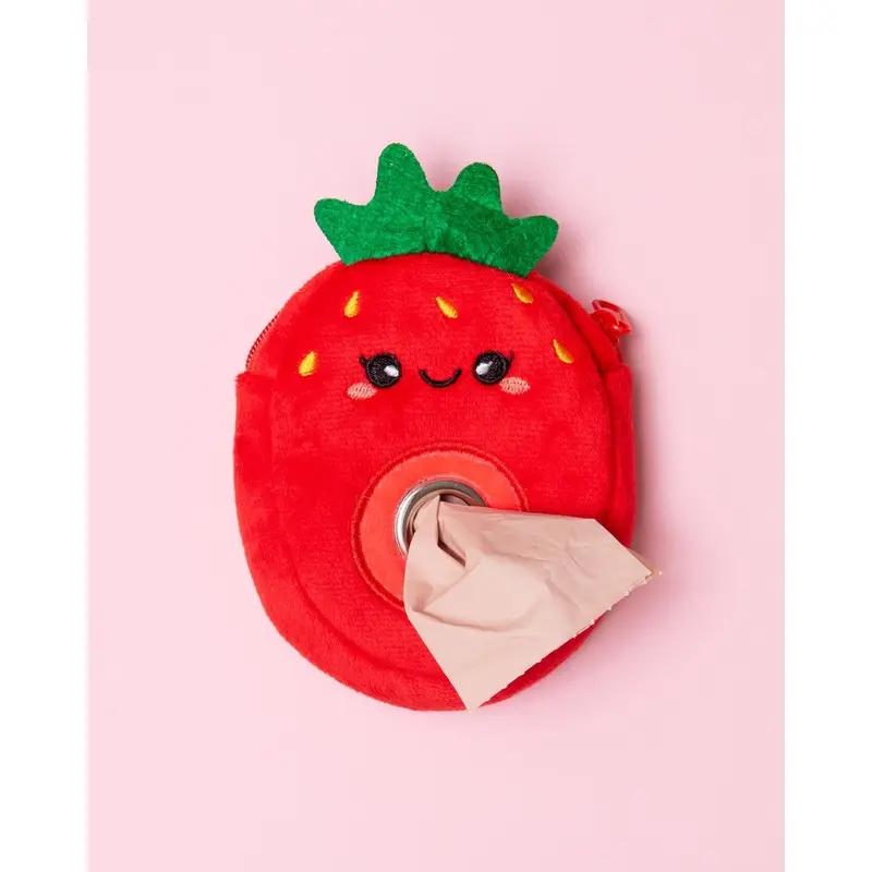 Strawberry Poo Pooch Pouch Dispenser