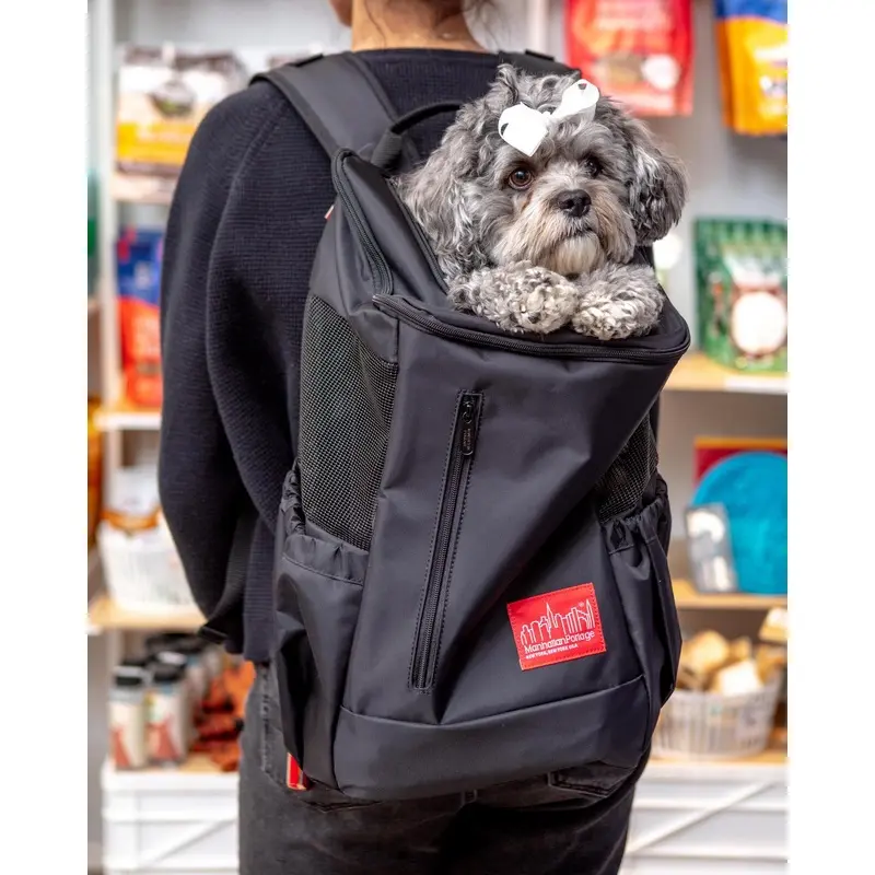 Sirius Traveler Dog Backpack in Black