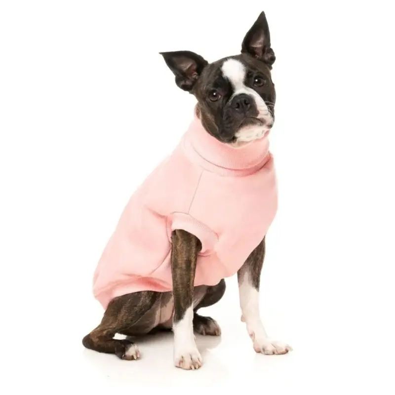 Stevie Dog Turtleneck in Pink (FINAL SALE)