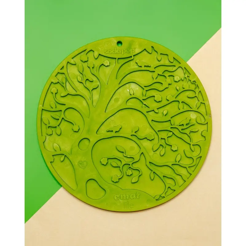 Tree of Life Enrichment Lick Mat with Suction Cups (Made in the USA)