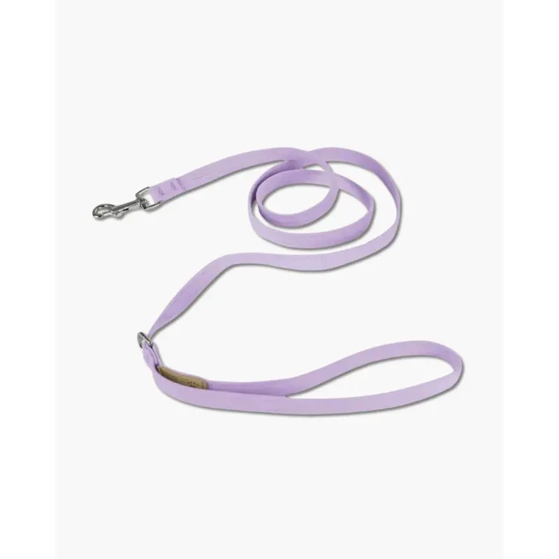 Ultrasuede Small Dog Leash in Black or Lavender (Made in the USA)