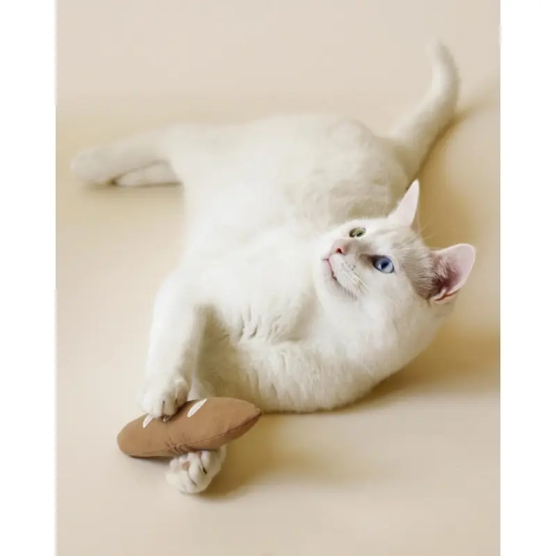 Warm Baguette Catnip Toy