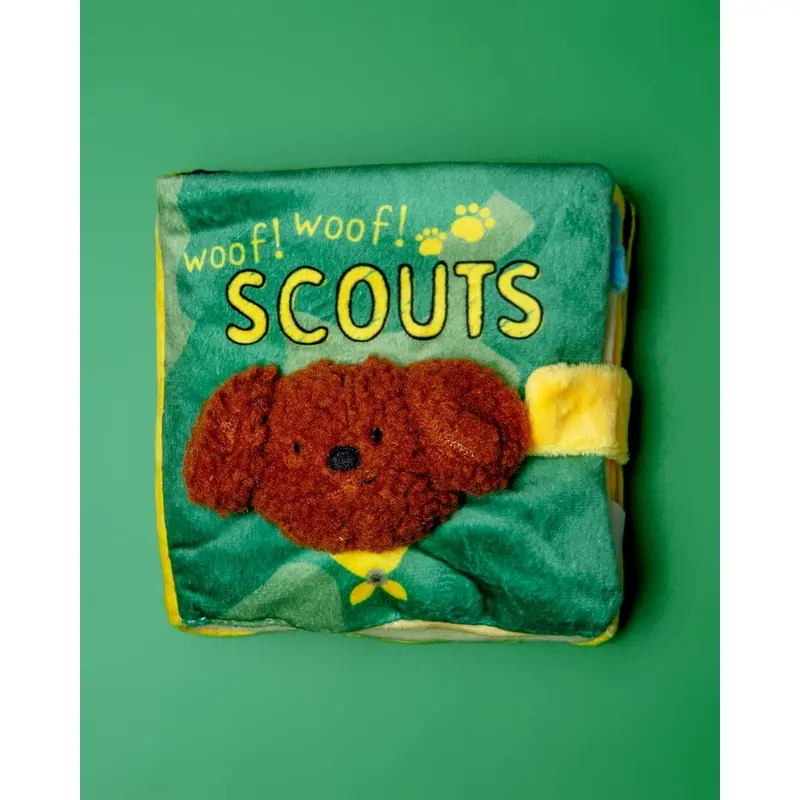 Woof Scouts Nosework Dog Book Plush Toy