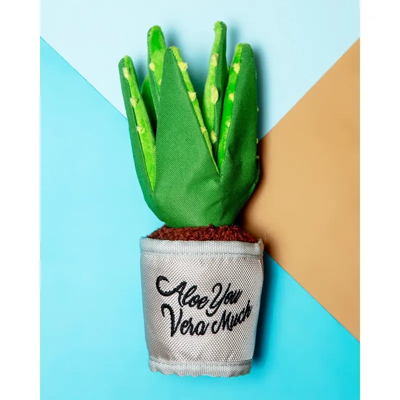 Aloe You Vera Much Squeaky Dog Toy (FINAL SALE)