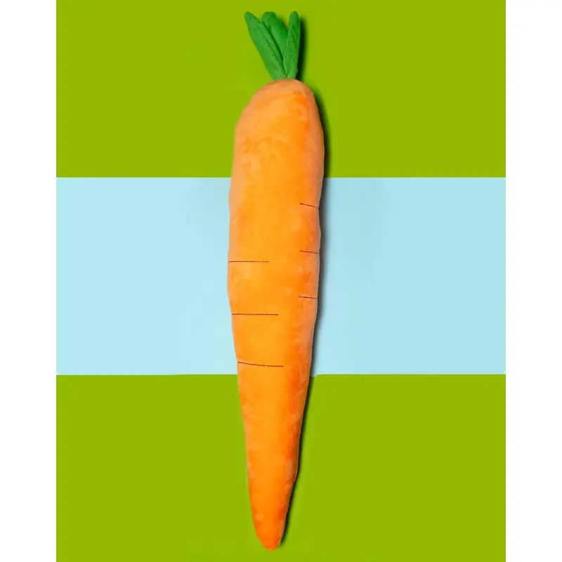 Carrot Plush Dog Toy (29")