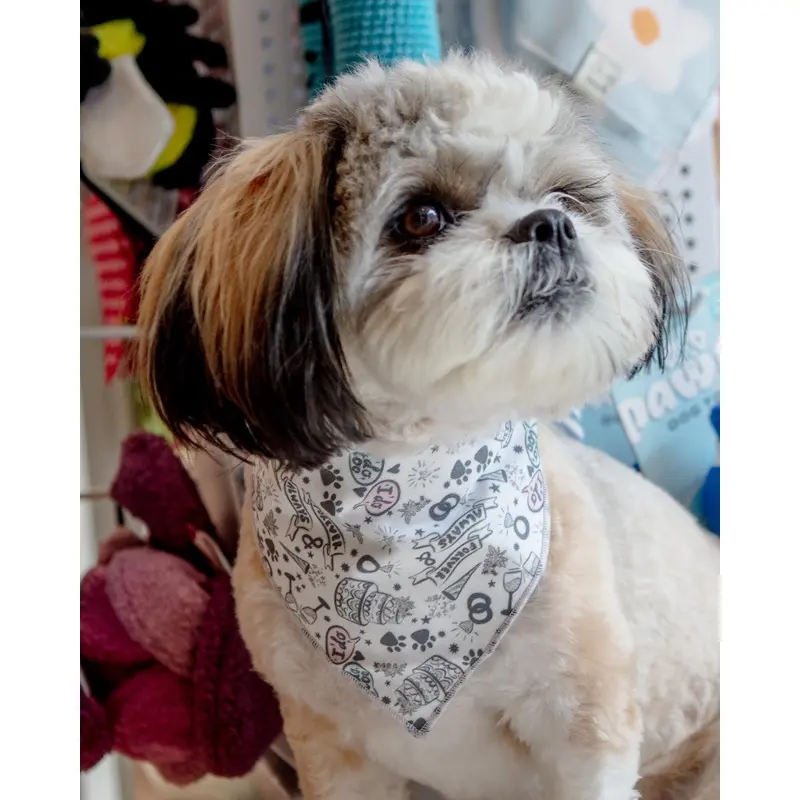 Dog Bandana for Weddings or Engagement (Made in the USA) (FINAL SALE)