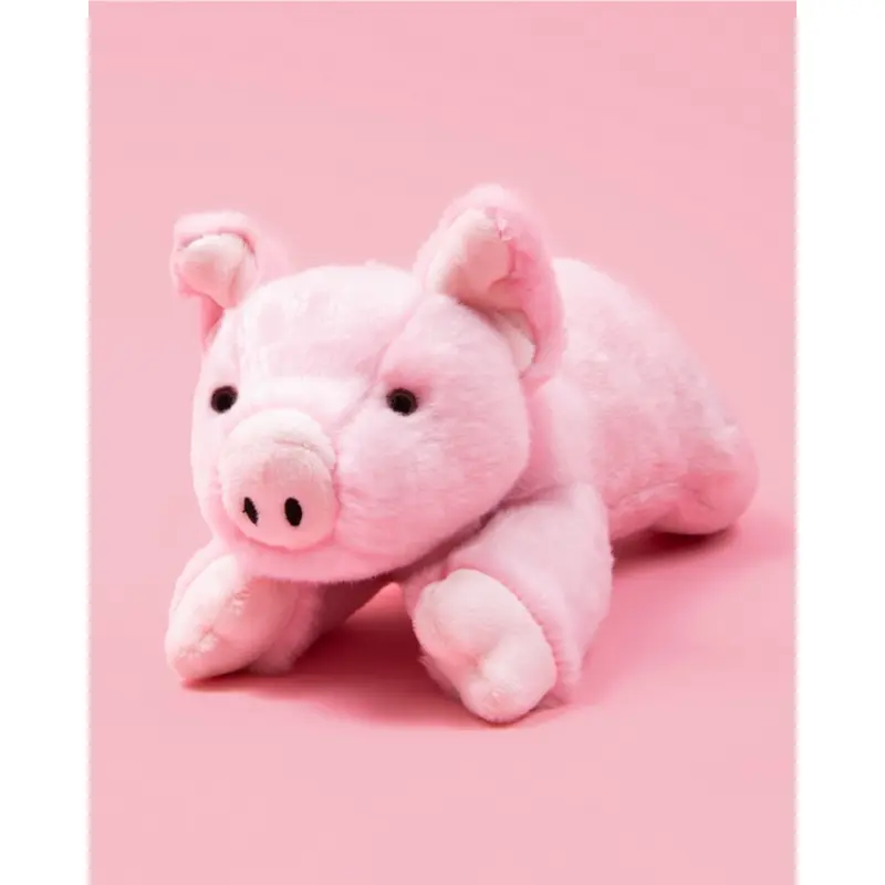 Petey Pig Plush Squeaky Dog Toy