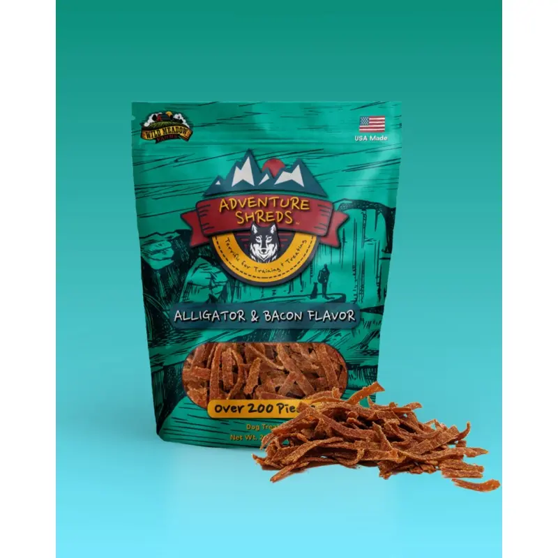 Adventure Shreds Alligator Dog Treat (Made in the USA)
