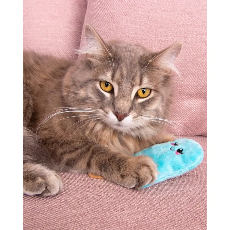 Catnip Fur-ezze Pop Cat Plush Toy (Made in the USA)