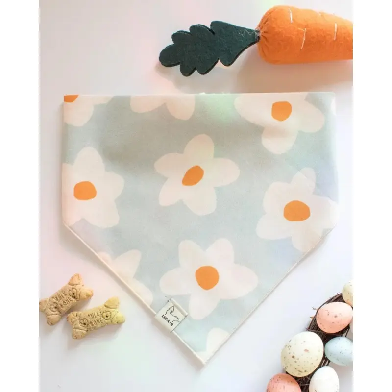 Cloud Daises Dog Bandana (Made In the USA)
