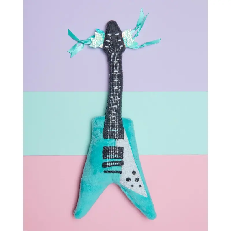 Meowsical Catnip and Crinkle Guitar (Made in the USA)