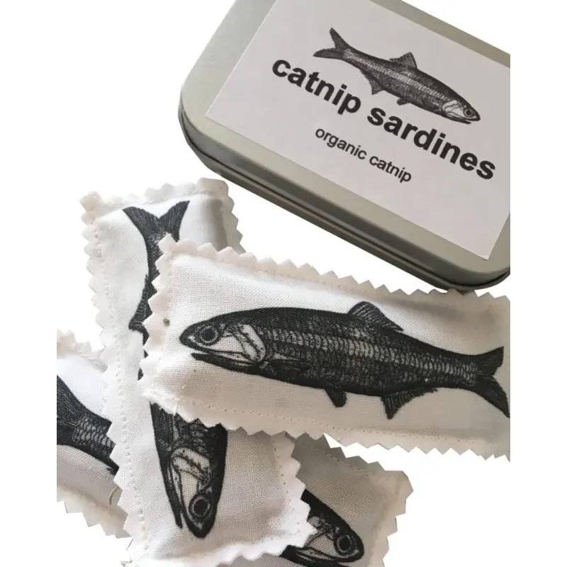 Organic Catnip Sardines Toy