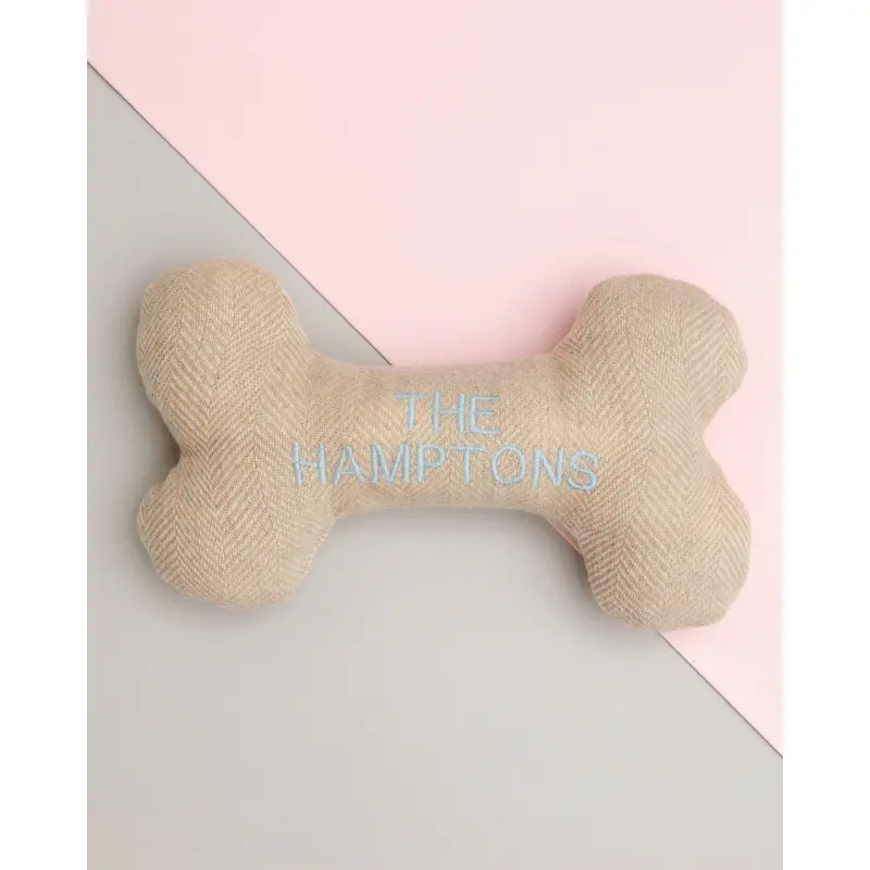 "The Hamptons" Tweed Squeaker Dog Toy (Made in the USA)