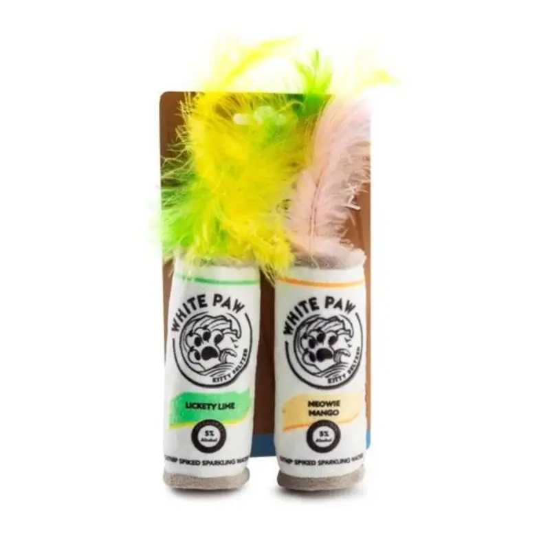 White Paw Catnip Toys (2-Pack)