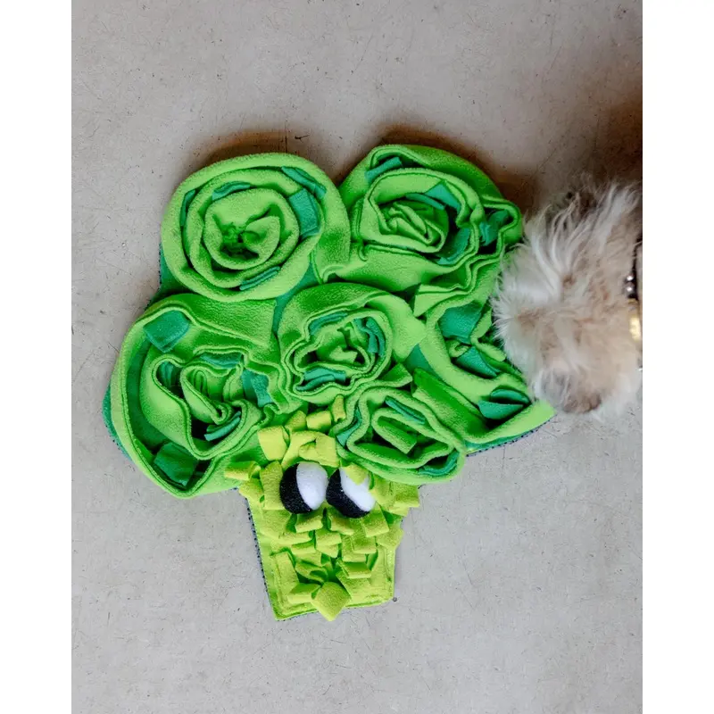 Broccoli Veggie Snuffle Mat Dog Toy (FINAL SALE)