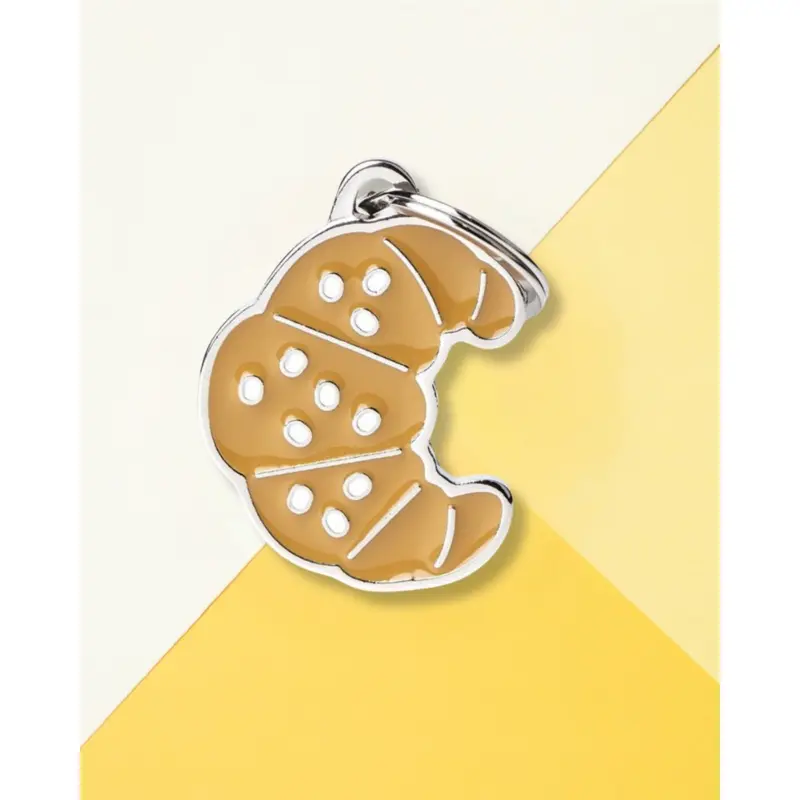 J'Adore Croissants Custom Pet ID Tag