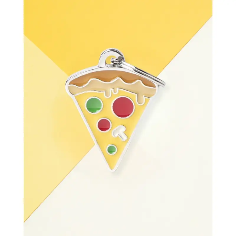 Pupper Pizza Custom Pet ID Tag