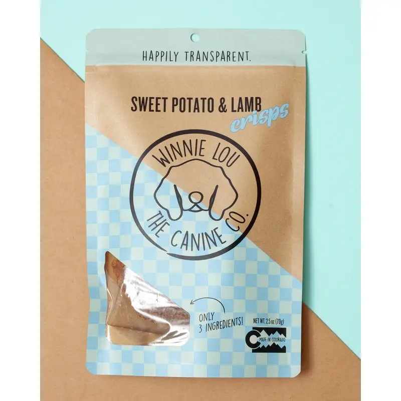 Sweet Potato & Lamb Crisp Dog Treats