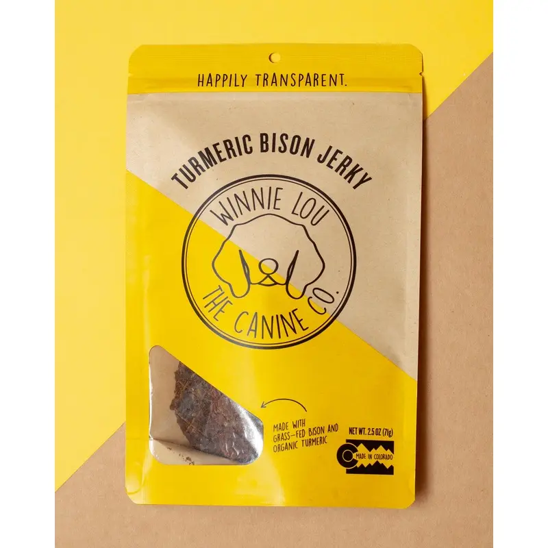 Turmeric Bison Jerky Dog Treat