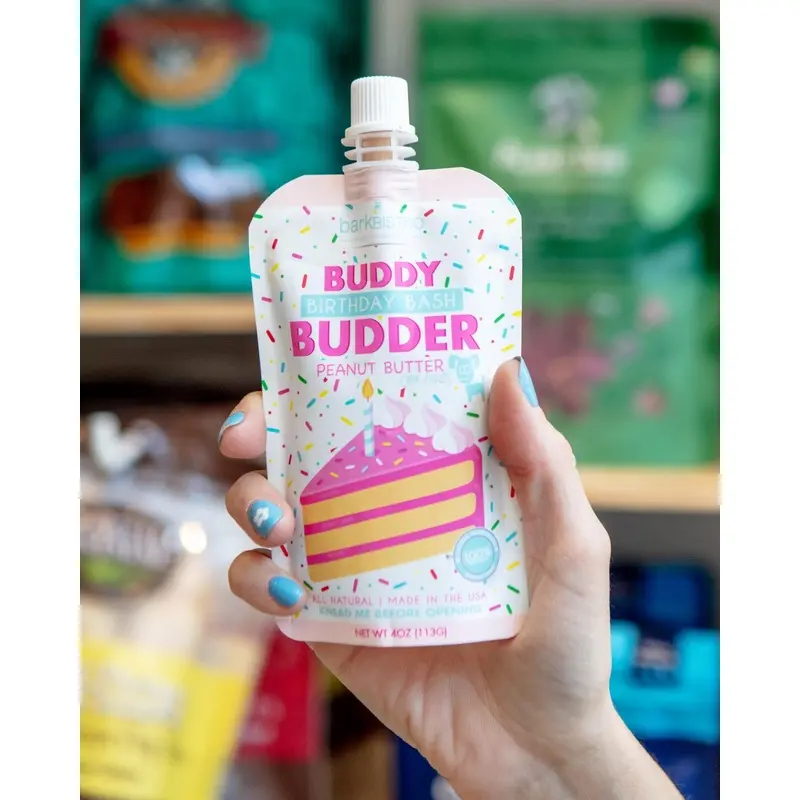 Birthday Bash Peanut Butter Squeeze Pack for Dogs (Made in the USA)