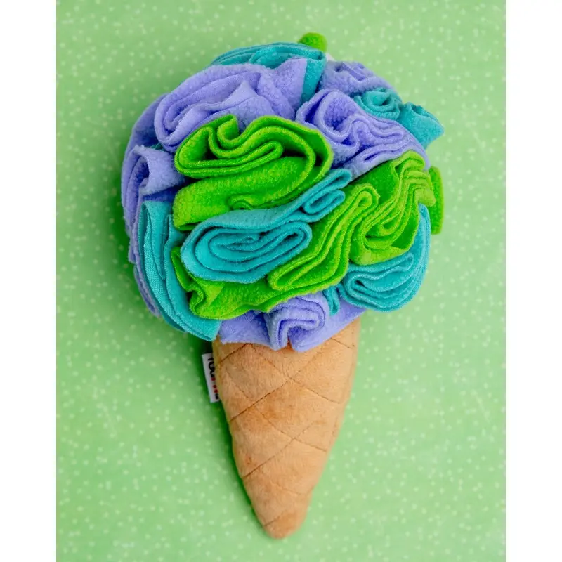 Ice Cream Snuffle Dog Toy (9")