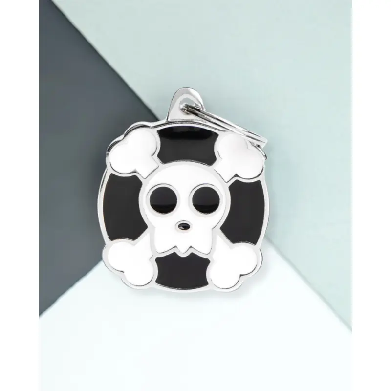 (Not So Scary) Skull Custom Pet ID Tag