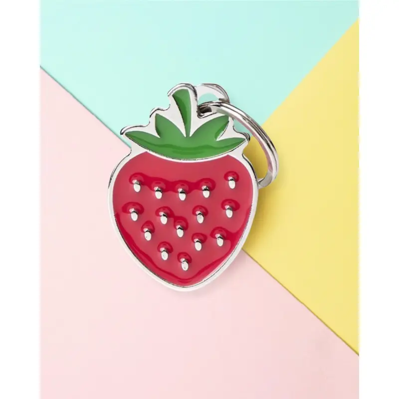 Sweet as a Strawberry Custom Pet ID Tag