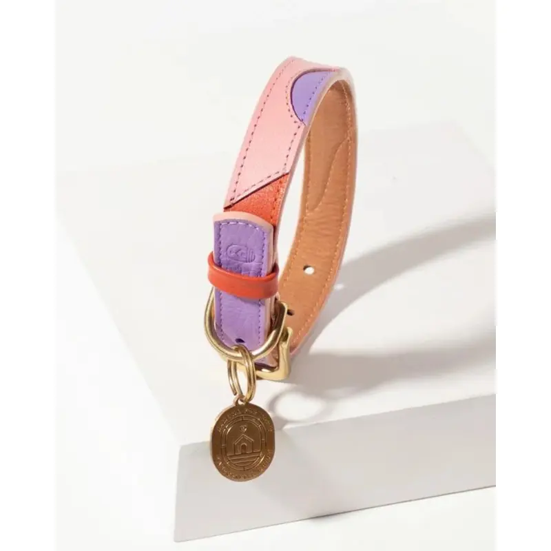 Sweet Leather Dog Collar (Made in Guatemala)