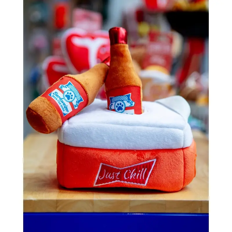 Barkweiser Beer Cooler Interactive Dog Toy