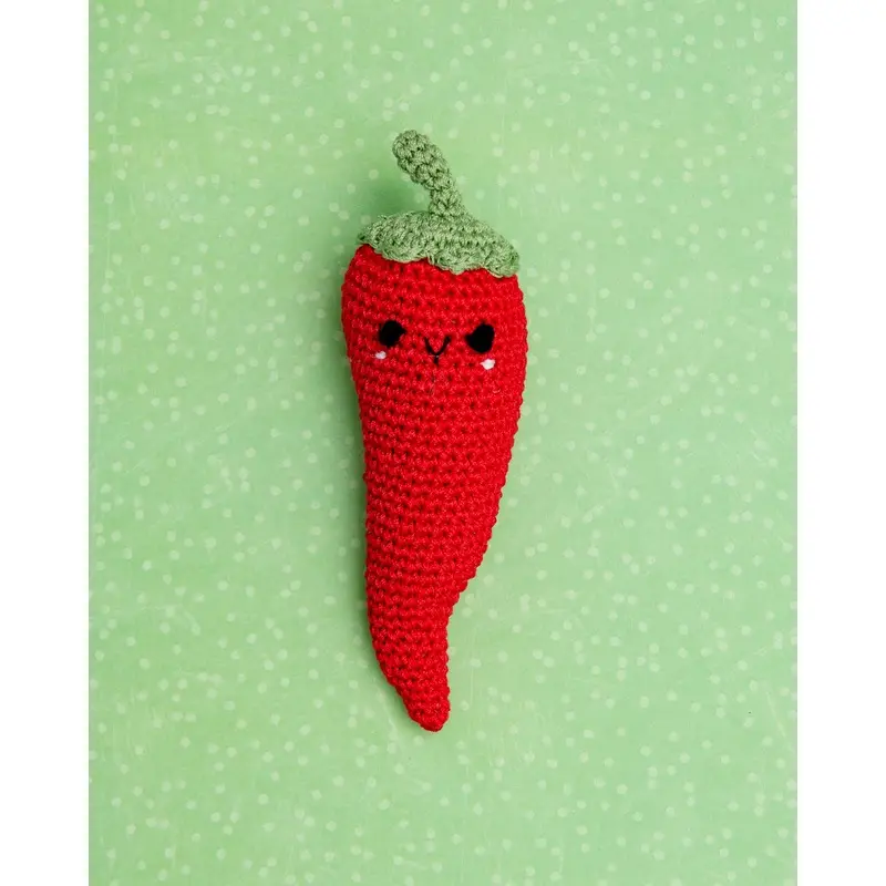 Chili P. Pepper Organic Cotton Knit Dog Toy