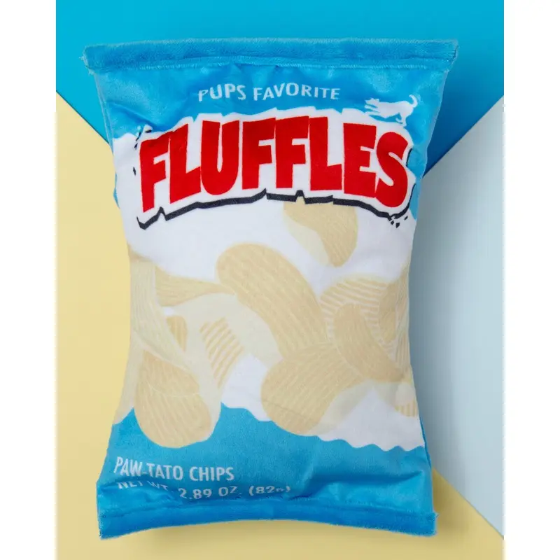 Fluffles Chips Crinkle Dog Toy