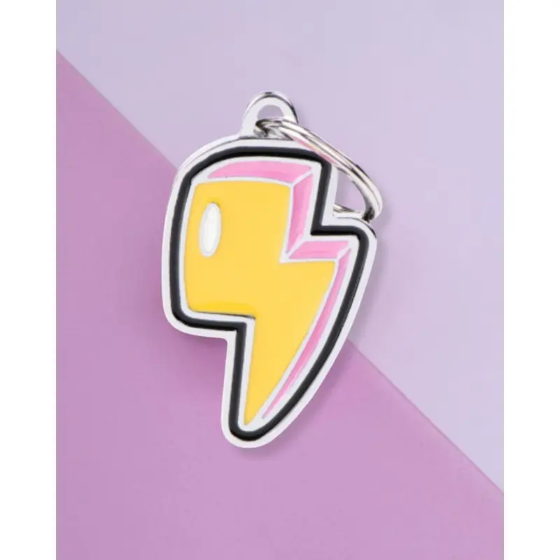 Lightning Bolt Custom Pet ID Tag