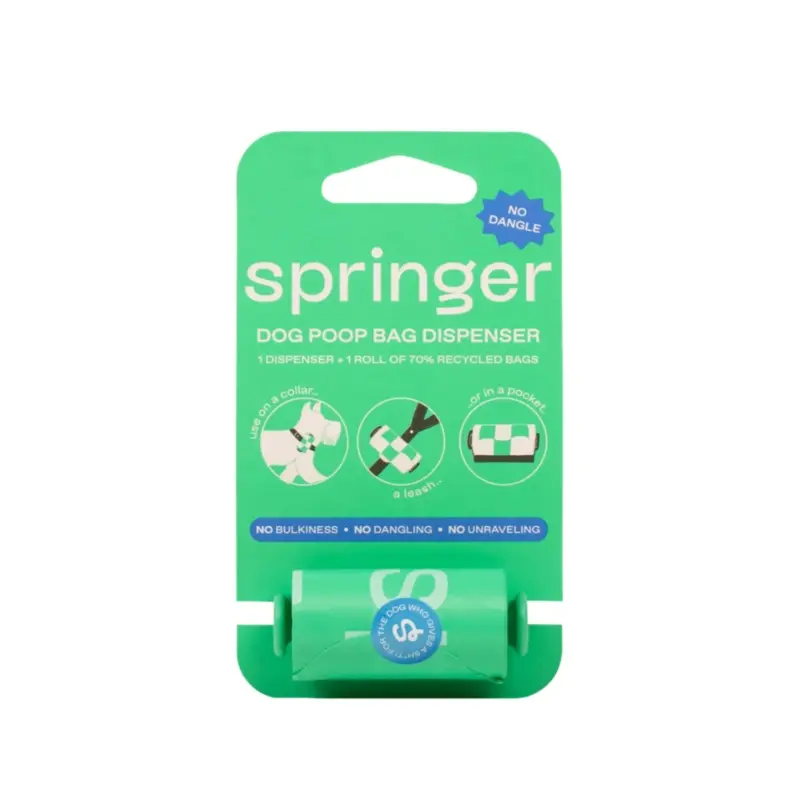 Dog Poop Bag Dispenser Holder + Roll