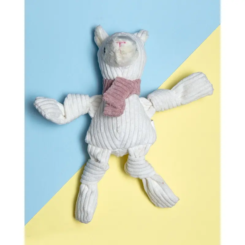 Lillie the Llama Knottie Dog Plush Toy