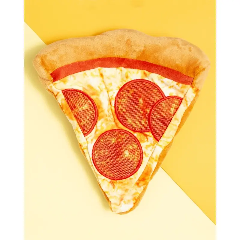 Puppy-Roni Pizza Slice Crinkle & Squeaky Dog Toy