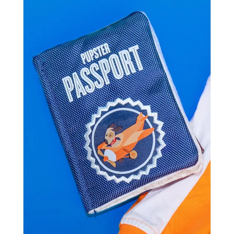 Pupster Passport Crinkle Dog Toy