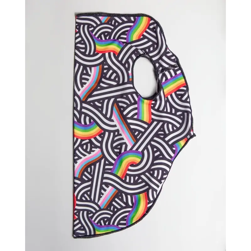 Sun Shield Tee in Rainbow Pride Print (Made in the USA) (FINAL SALE)