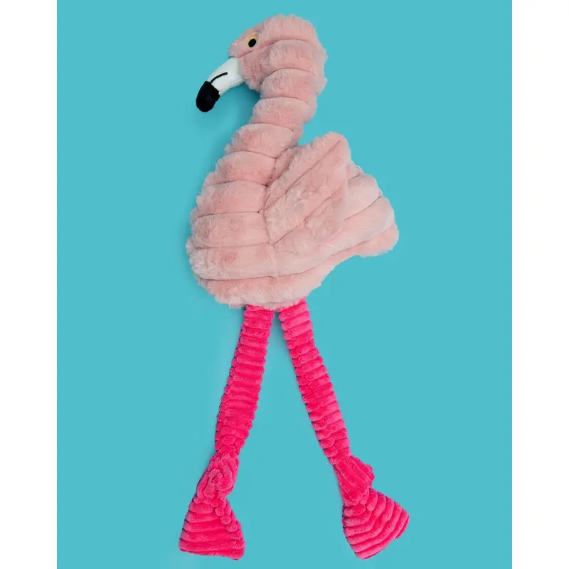 Franny Flamingo Plush Squeaky Toy (26")